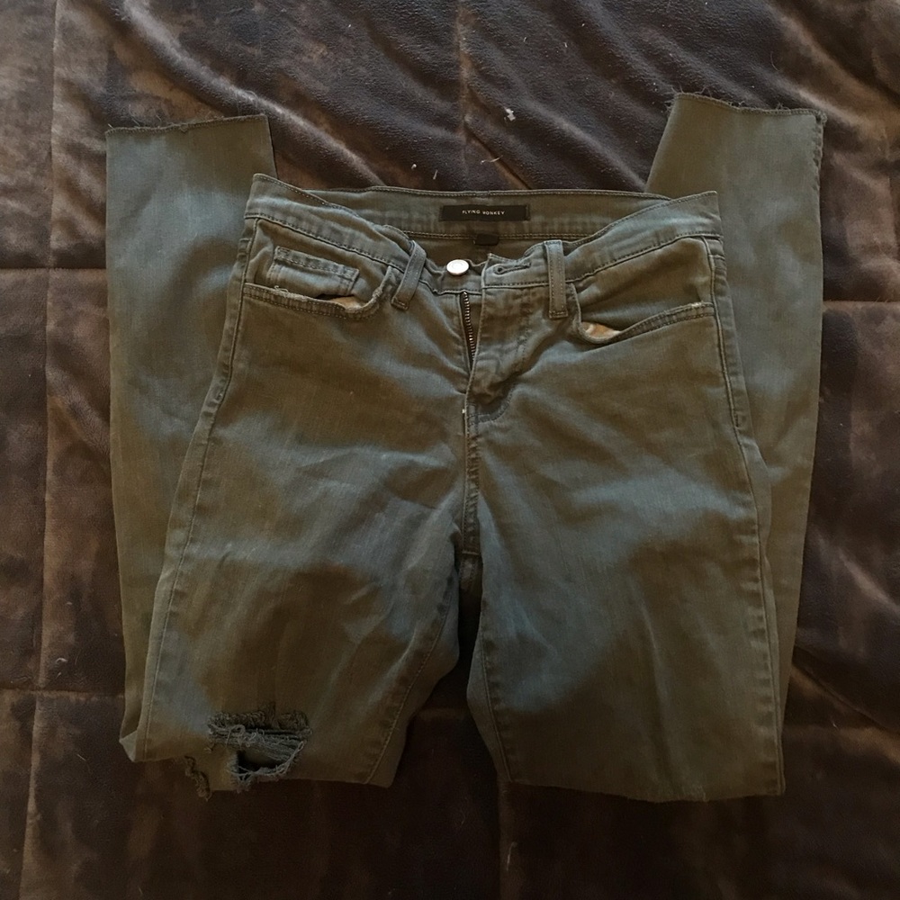 Flying monkey skinny jeans